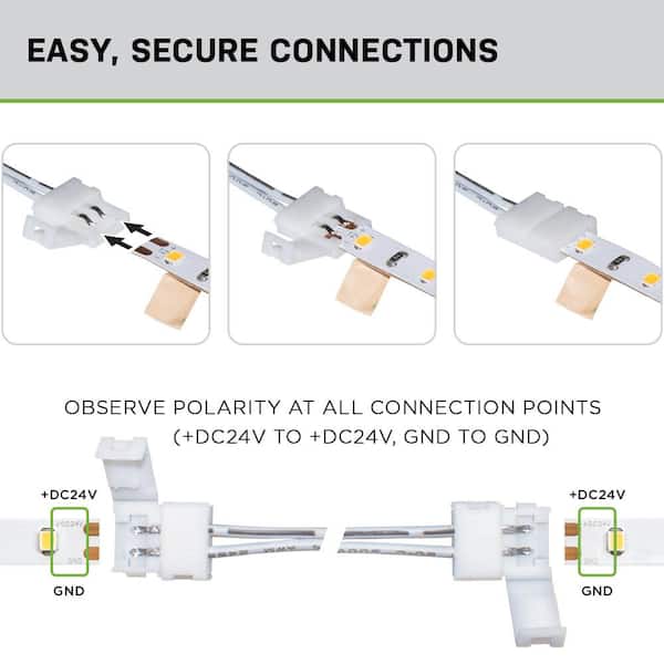 led tape light connector
