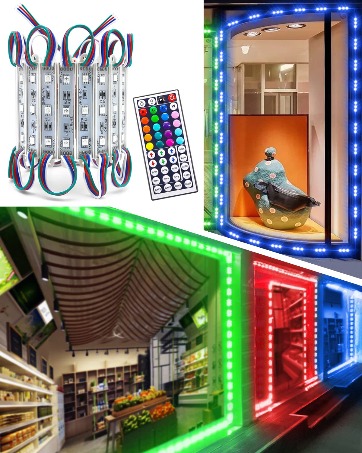 led colorful strip lights