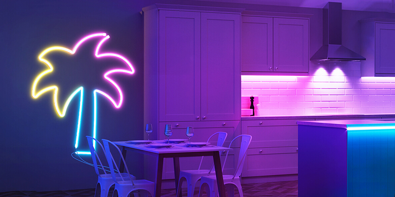 bedroom neon rope light ideas project
