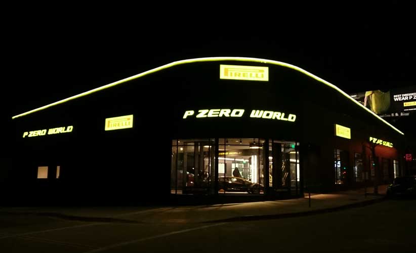 exterior strip lighting project