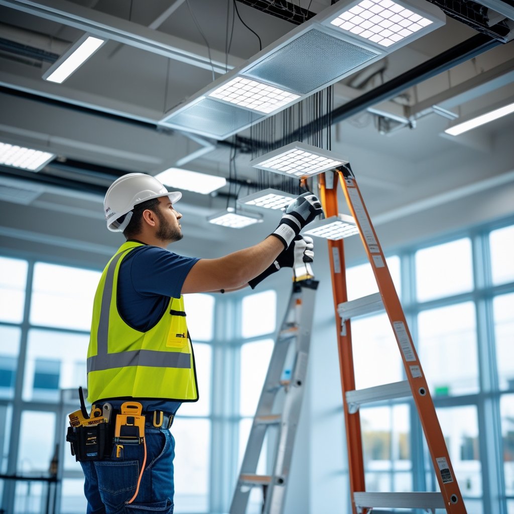 led light install project