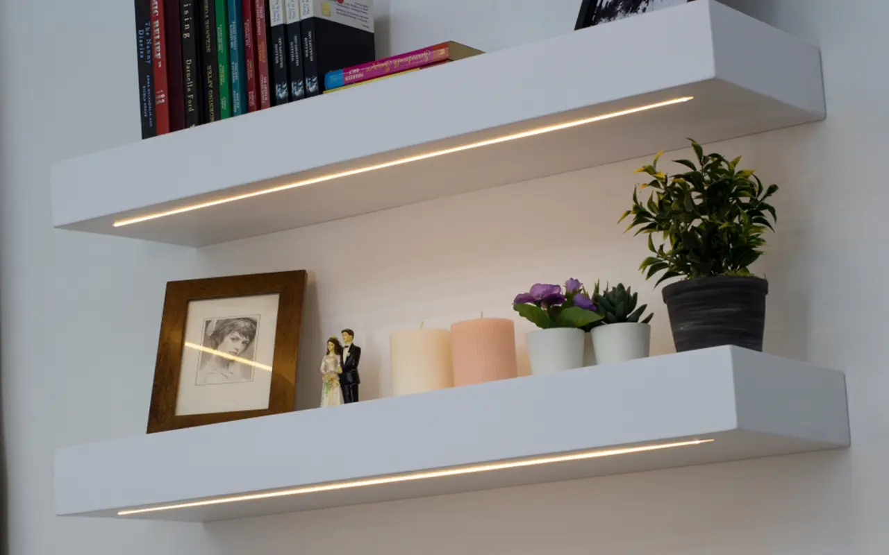 led shelf light strips project