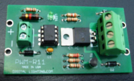 pulse width modulation dimmer project